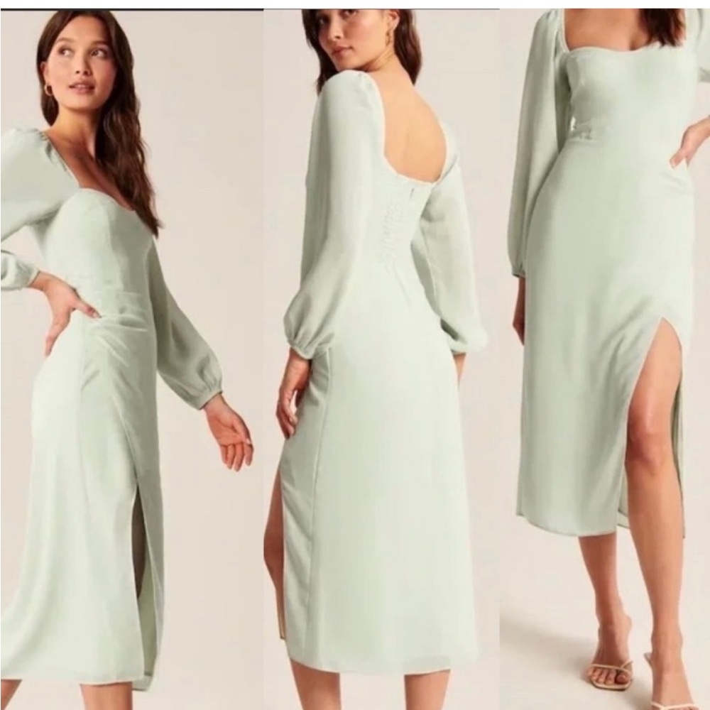 Abercrombie and fitch mint green dress